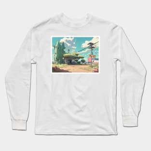 Future Lands - Postcard Series Long Sleeve T-Shirt